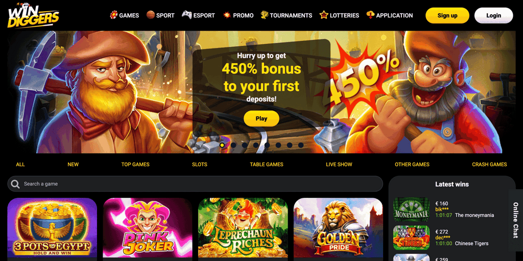 Win Diggers Gambling Enterprise 2025